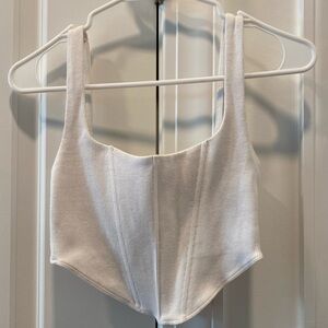 Princess Polly White Corset Top